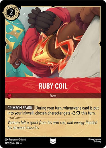 Image for Ruby Coil (149/204) - Disney Lorcana