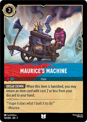 Image for Maurice's Machine (151/204) - Disney Lorcana