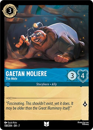 Image for Gaetan Moliere - The Mole (158/204) - Disney Lorcana