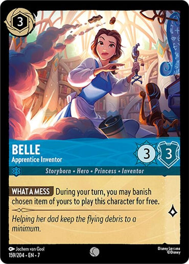 Image for Belle - Apprentice Inventor (159/204) - Disney Lorcana