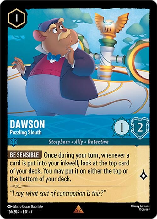 Image for Dawson - Puzzling Sleuth (161/204) - Disney Lorcana
