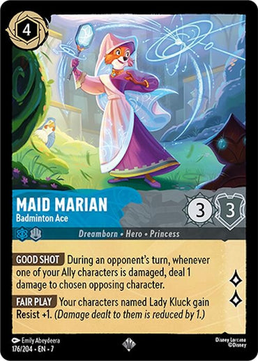 Image for Maid Marian - Badminton Ace (176/204) - Disney Lorcana