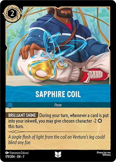 Image for Sapphire Coil (179/204) - Disney Lorcana