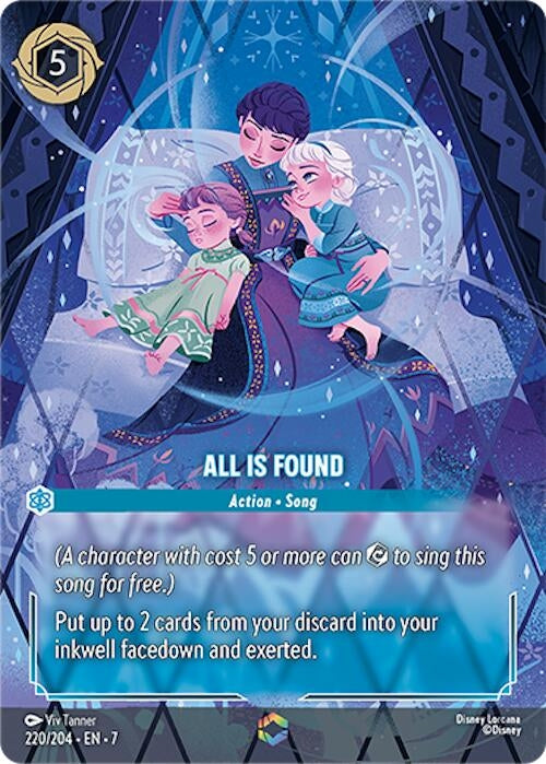 Image for All Is Found (Enchanted) (220/204) - Disney Lorcana