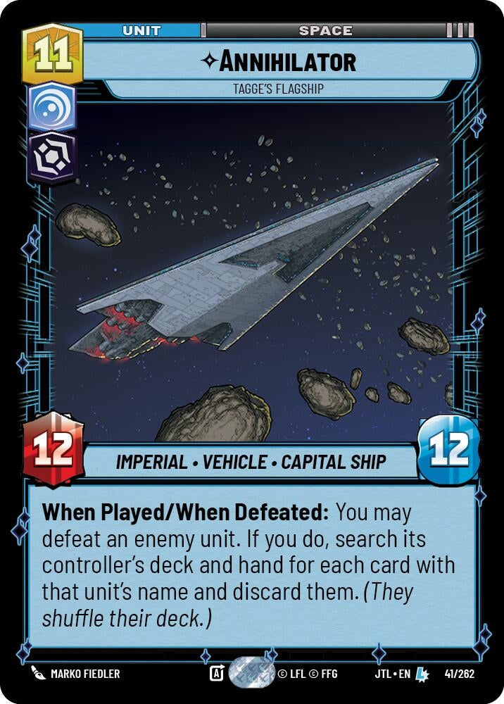 Image for Annihilator (041/262) - Star Wars: Unlimited