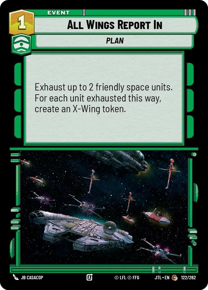 Image for All Wings Report In (122/262) - Star Wars: Unlimited
