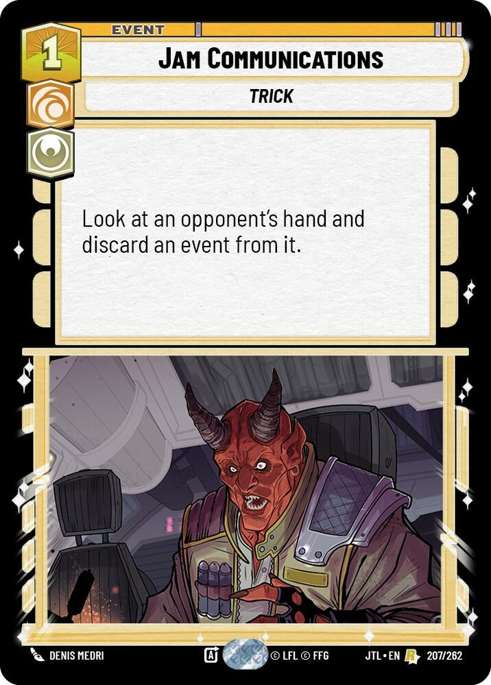 Image for Jam Communications (207/262) - Star Wars: Unlimited