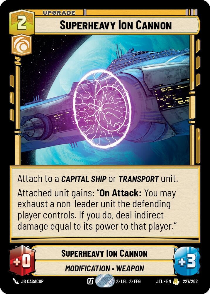 Image for Superheavy Ion Cannon (227/262) - Star Wars: Unlimited