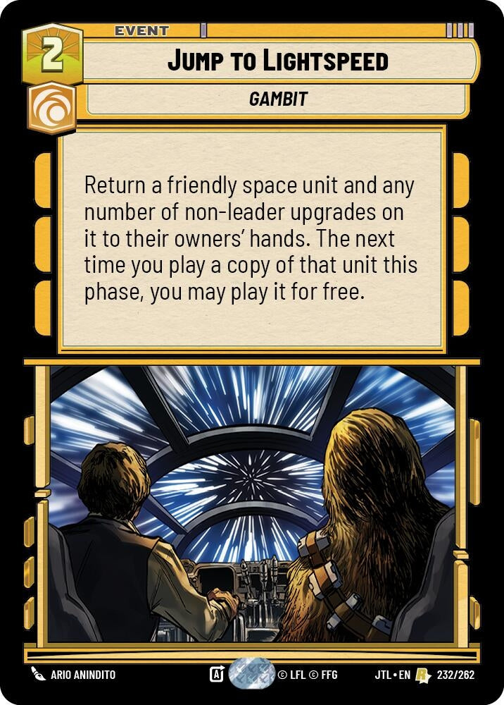 Image for Jump to Lightspeed (232/262) - Star Wars: Unlimited