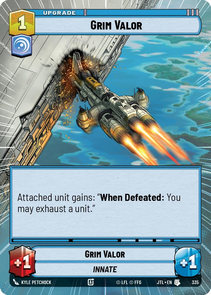 Image for Grim Valor (Hyperspace) (335) - Star Wars: Unlimited