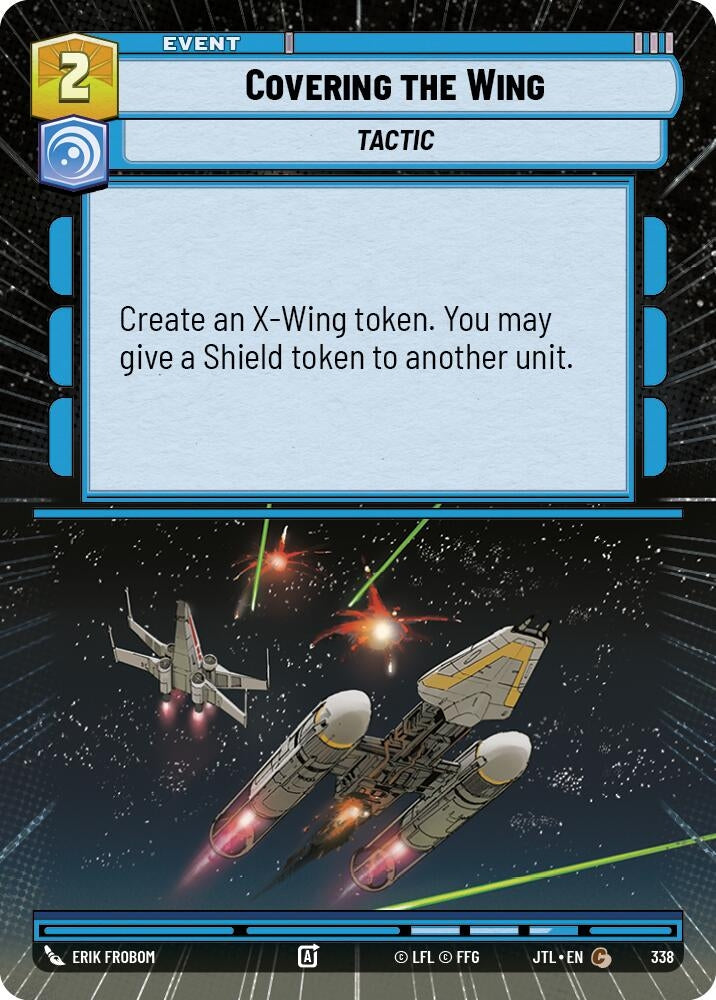 Image for Covering the Wing (Hyperspace) (338) - Star Wars: Unlimited