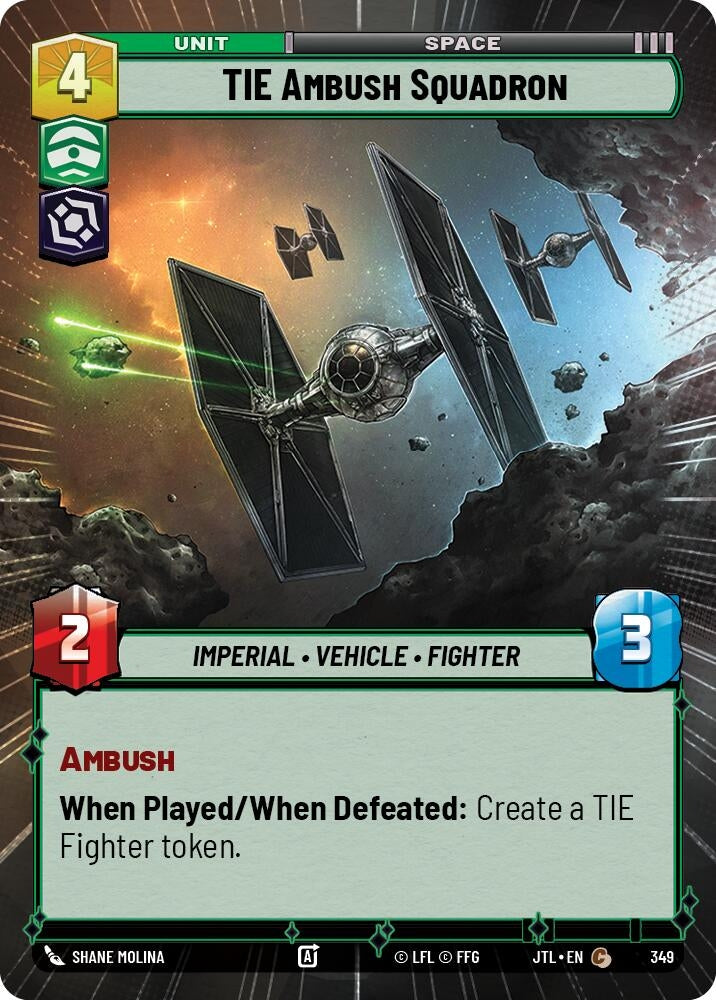 Image for TIE Ambush Squadron (Hyperspace) (349) - Star Wars: Unlimited