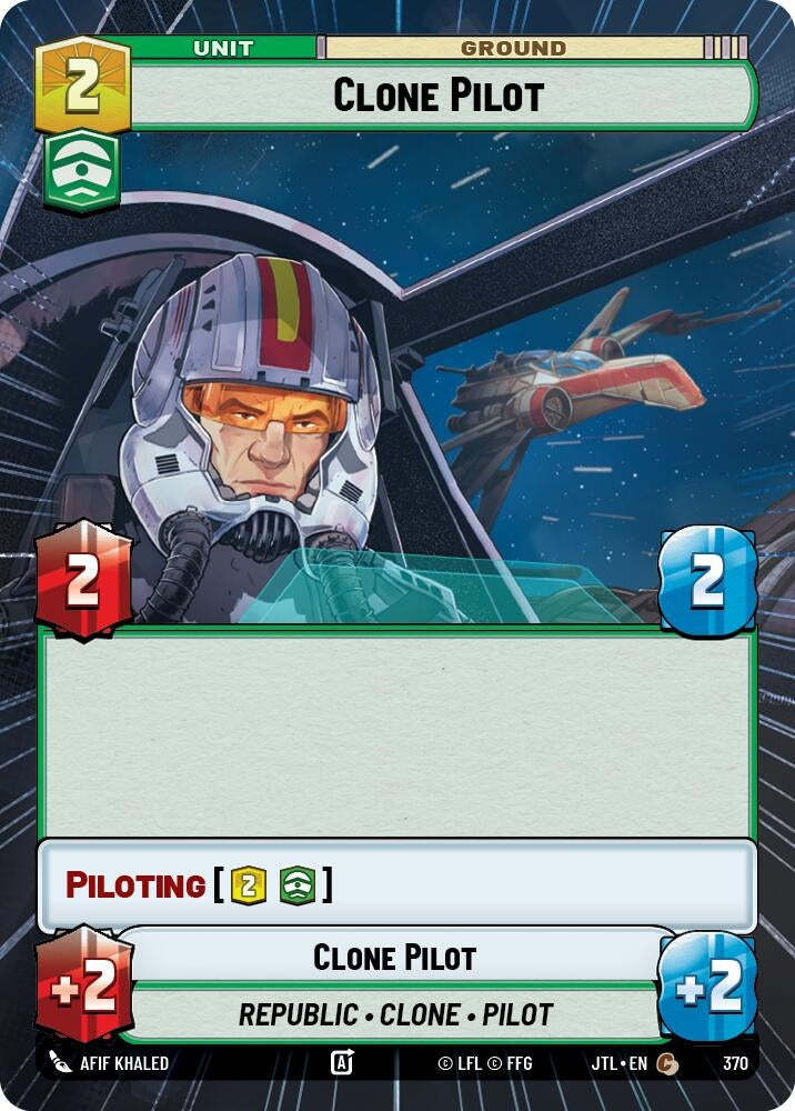Image for Clone Pilot (Hyperspace) (370) - Star Wars: Unlimited