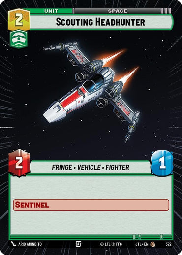 Image for Scouting Headhunter (Hyperspace) (372) - Star Wars: Unlimited