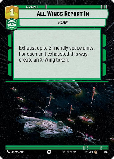 Image for All Wings Report In (Hyperspace) (384) - Star Wars: Unlimited