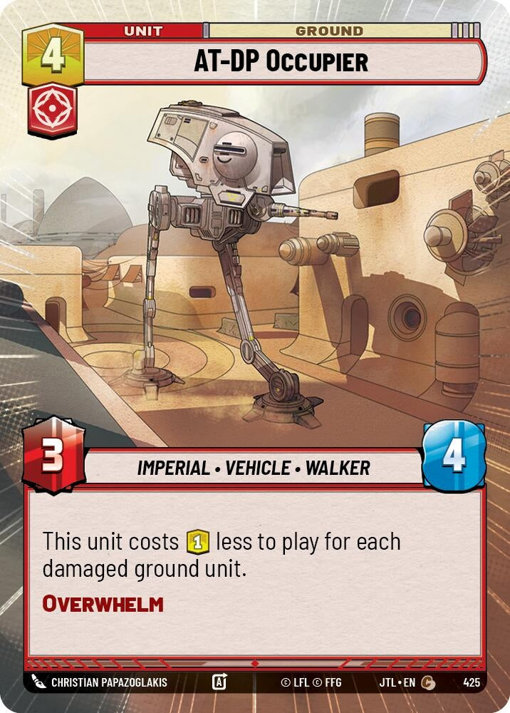 Image for AT-DP Occupier (Hyperspace) (425) - Star Wars: Unlimited