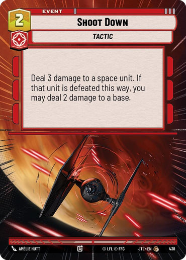 Image for Shoot Down (Hyperspace) (438) - Star Wars: Unlimited