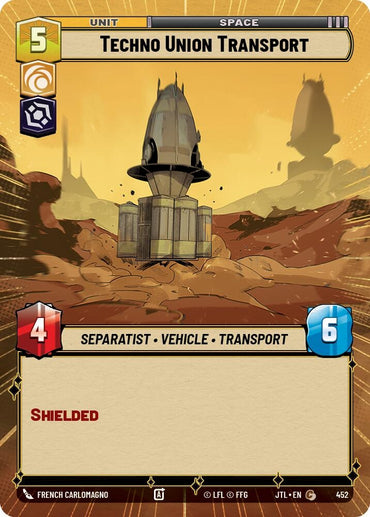 Image for Techno Union Transport (Hyperspace) (452) - Star Wars: Unlimited