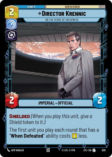 Image for Director Krennic (530) - Star Wars: Unlimited