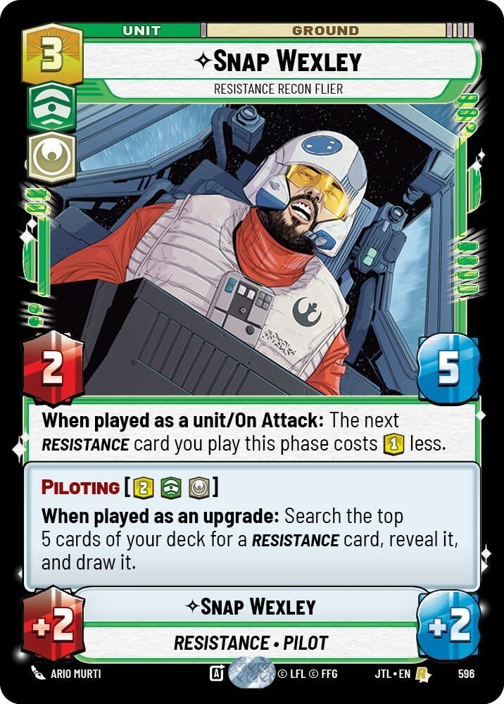 Image for Snap Wexley (596) - Star Wars: Unlimited