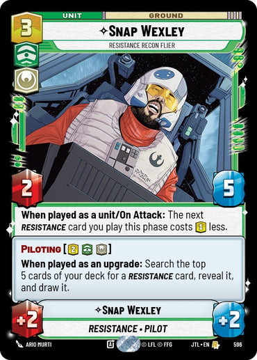 Image for Snap Wexley (596) - Star Wars: Unlimited