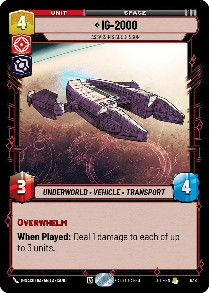 Image for IG-2000 (638) - Star Wars: Unlimited