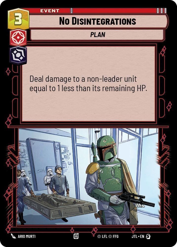 Image for No Disintegrations (Foil) (642) - Star Wars: Unlimited