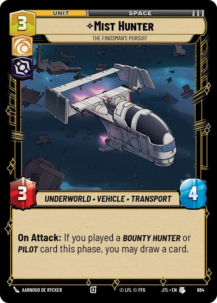 Image for Mist Hunter (684) - Star Wars: Unlimited