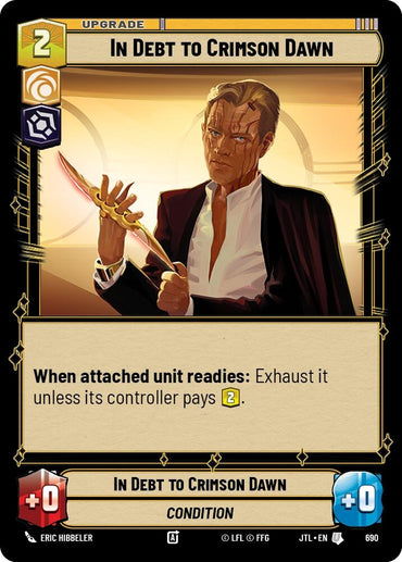 Image for In Debt to Crimson Dawn (Foil) (690) - Star Wars: Unlimited