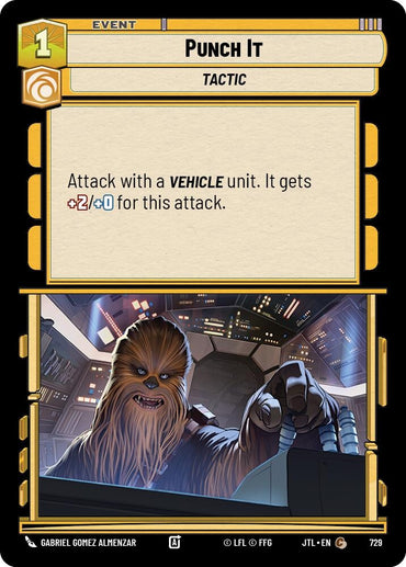Image for Punch It (Foil) (729) - Star Wars: Unlimited