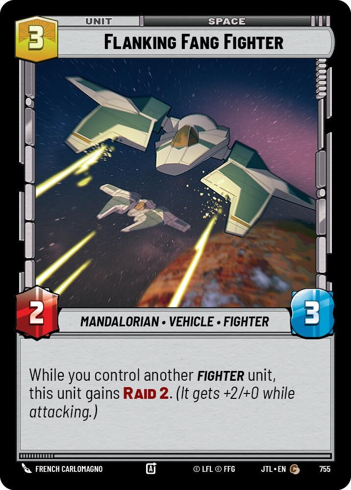 Image for Flanking Fang Fighter (Foil) (755) - Star Wars: Unlimited