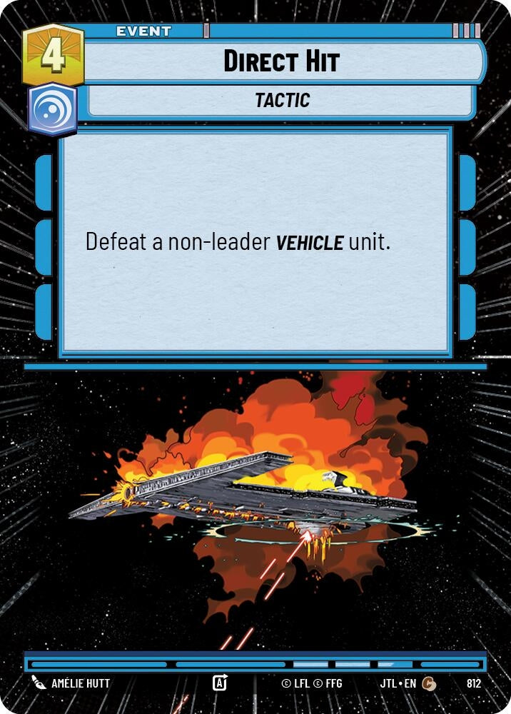 Image for Direct Hit (Hyperspace Foil) (812) - Star Wars: Unlimited