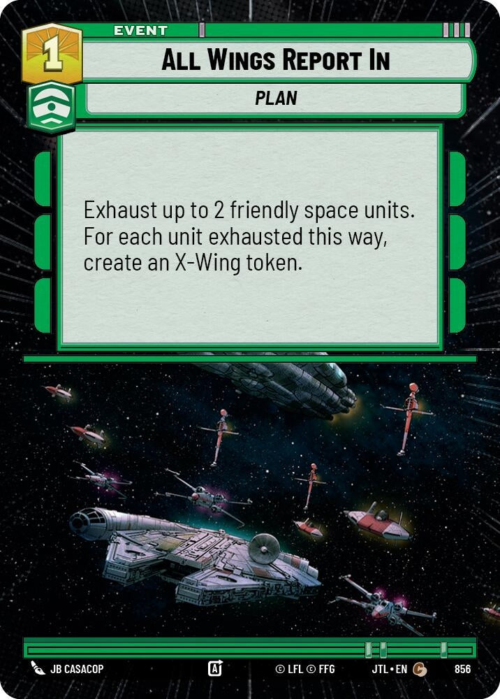 Image for All Wings Report In (Hyperspace Foil) (856) - Star Wars: Unlimited
