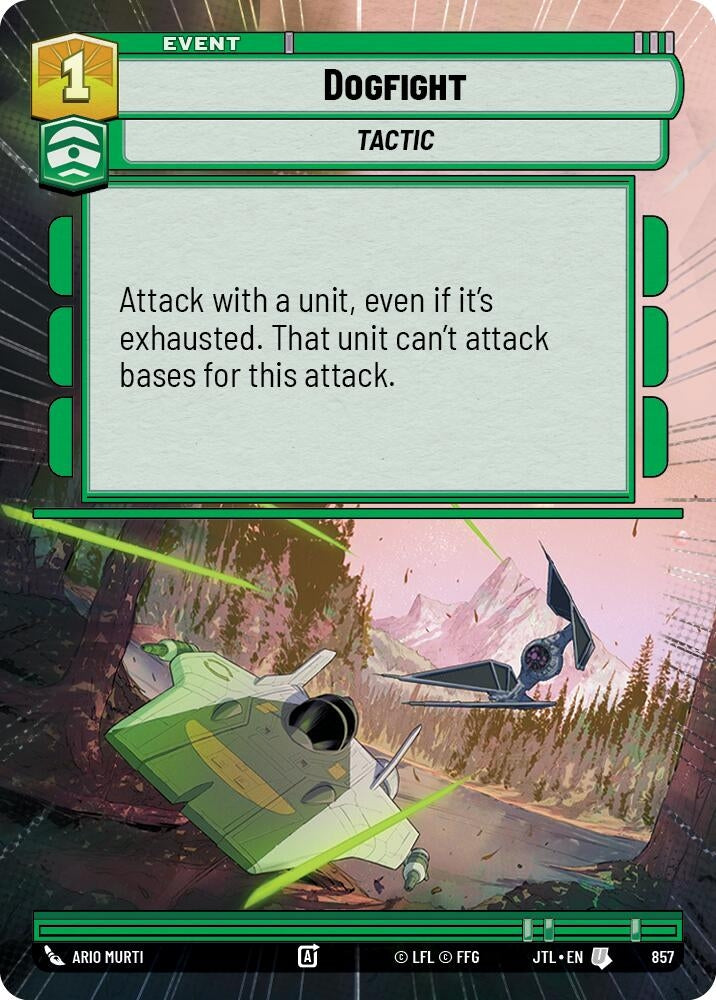 Image for Dogfight (Hyperspace Foil) (857) - Star Wars: Unlimited