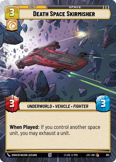 Image for Death Space Skirmisher (Hyperspace Foil) (951) - Star Wars: Unlimited