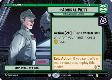 Image for Admiral Piett (267) - Star Wars: Unlimited