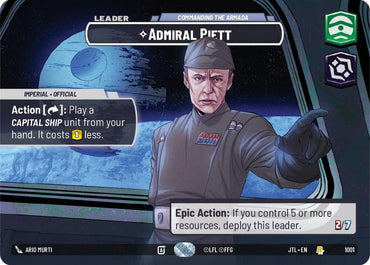 Image for Admiral Piett (1001) - Star Wars: Unlimited