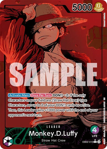 Image for Monkey.D.Luffy (010) (Alternate Art) (EB02-010) - One Piece Card Game