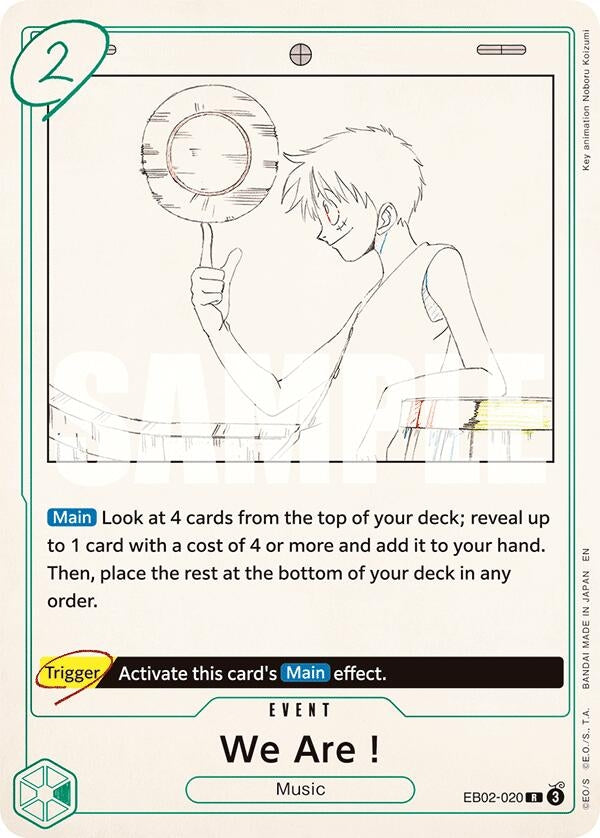 Image for We Are! (EB02-020) - One Piece Card Game