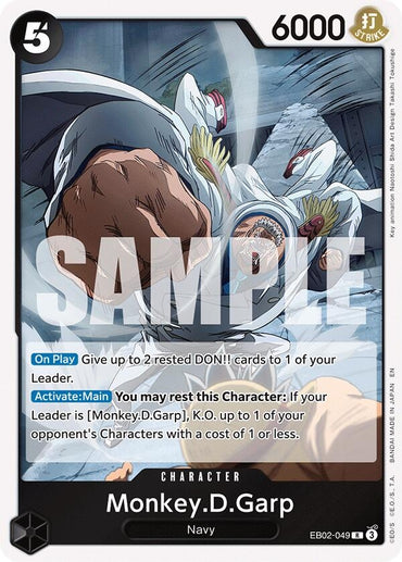 Image for Monkey.D.Garp (EB02-049) - One Piece Card Game