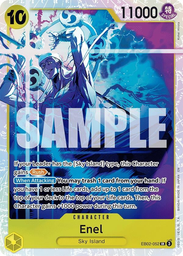Image for Enel (EB02-052) - One Piece Card Game