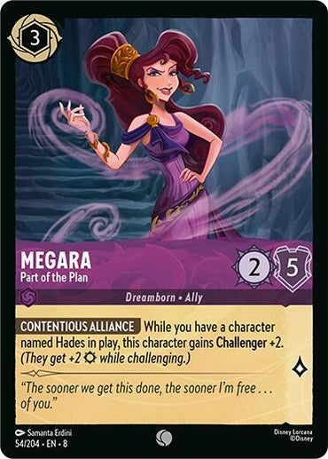 Image for Megara - Part of the Plan (54/204) - Disney Lorcana