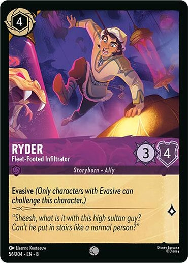 Image for Ryder - Fleet-Footed Infiltrator (56/204) - Disney Lorcana