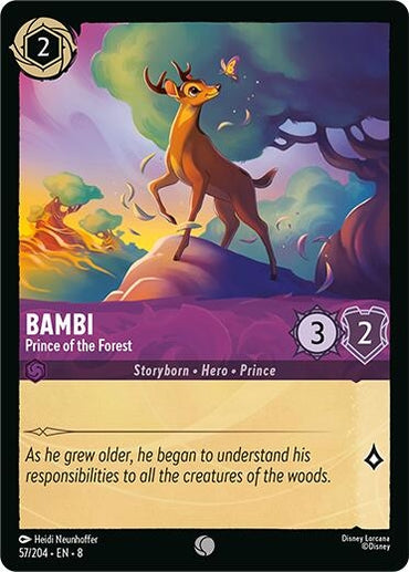 Image for Bambi - Prince of the Forest (57/204) - Disney Lorcana