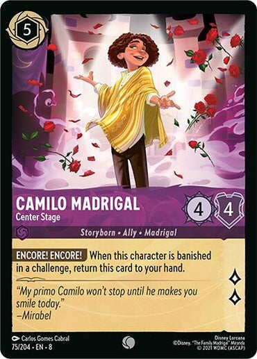 Image for Camilo Madrigal - Center Stage (75/204) - Disney Lorcana