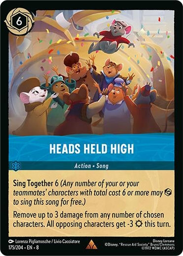 Image for Heads Held High (175/204) - Disney Lorcana