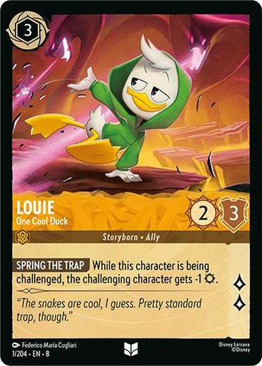 Image for Louie - One Cool Duck (1/204) - Disney Lorcana