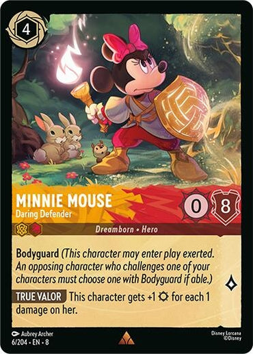 Image for Minnie Mouse - Daring Defender (6/204) - Disney Lorcana