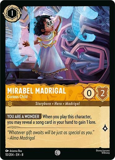Image for Mirabel Madrigal - Curious Child (10/204) - Disney Lorcana