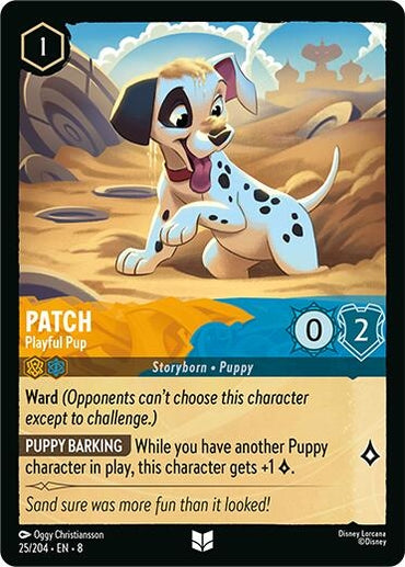 Image for Patch - Playful Pup (25/204) - Disney Lorcana